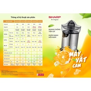 Máy vắt cam Sharp EJ-J130-ST - 130W