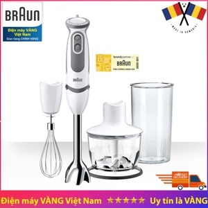 Máy xay cầm tay Braun MQ5045 WH Aperitive - 1.25 lít, 750W