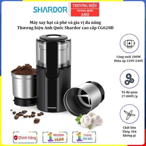 Máy xay hạt cà phê và gia vị đa năng Shardor CG628B