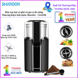 Máy xay hạt cà phê và gia vị đa năng Shardor CG628B