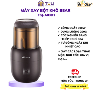 Máy xay khô Bear FSJ-A03D1