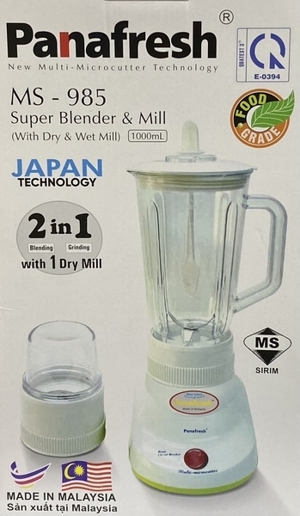 Máy xay sinh tố 2 ly nhựa Panafresh MS-985
