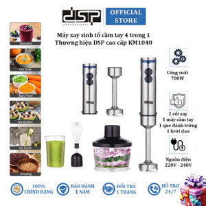 Máy xay sinh tố cầm tay 4 trong 1 DSP KM1040