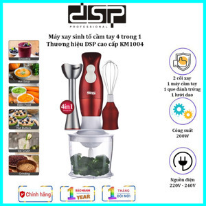 Máy xay sinh tố cầm tay 4 trong 1 DSP KM1004