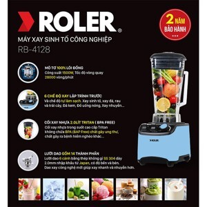 Máy xay sinh tố công nghiệp Roler RB-4128