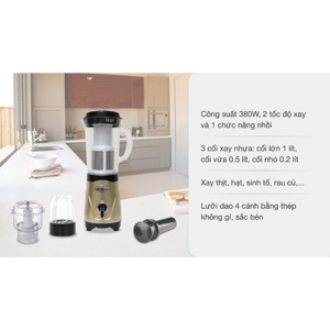 Máy xay sinh tố đa năng Kangaroo KG3B6M (KG 3B6M)