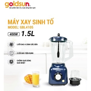 Máy xay sinh tố Goldsun 2 cối nhựa GBL4105