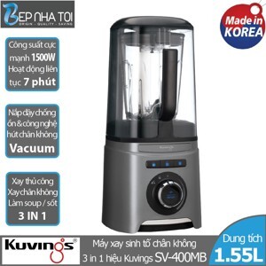 Máy xay sinh tố hút chân không Kuvings SV-400MB, 1.55lL