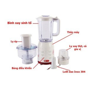 Máy xay sinh tố Joyoung JYL-C012-V - 3 Cối