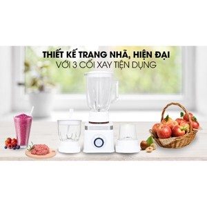 Máy xay sinh tố Sunhouse SHD5582W, 3 cối