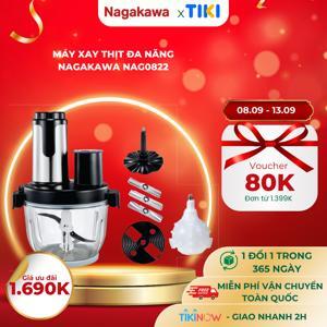 Máy xay thịt đa năng Nagakawa NAG0822