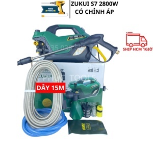 Máy xịt rửa xe chỉnh áp Zukui S7