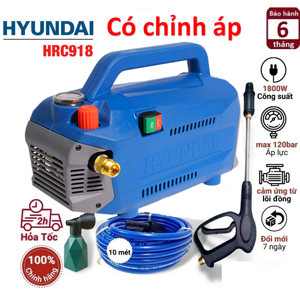 Máy xịt rửa xe Hyundai HRC918