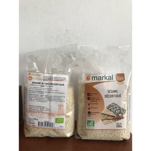 Mè vàng tách vỏ hữu cơ Markal 250g