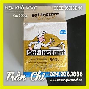 Men khô bánh mỳ ngọt Saf-Instant vàng Pháp gói 500g