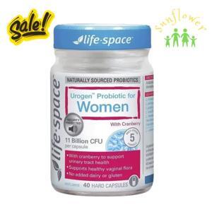 Men vi sinh đường tiết niệu cho phụ nữ Life Space Urogen Probiotic For Women 60 Capsules