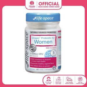 Men vi sinh đường tiết niệu cho phụ nữ Life Space Urogen Probiotic For Women 60 Capsules