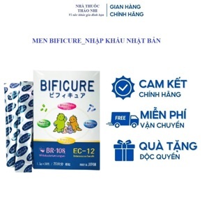 Men vi sinh nhật bản Bificure - hỗ trợ điều trị táo bón viêm đại tràng