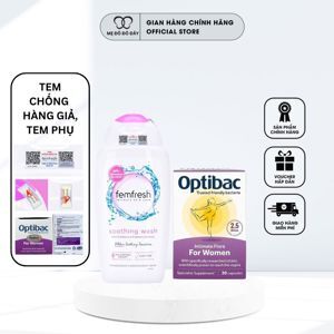 Men vi sinh Optibac Probiotics tím chính hãng của Anh (30 viên)