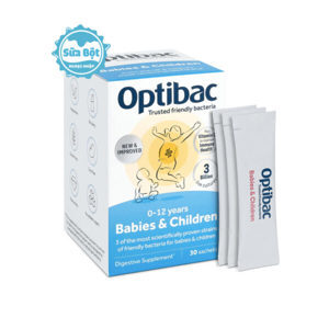 Men vi sinh trị táo bón Optibac Probiotics 30 gói