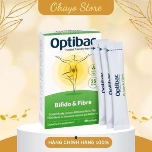 Men vi sinh trị táo bón Optibac Probiotics 30 gói