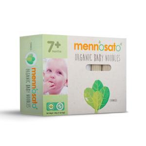 Mì ăn dặm hữu cơ cho bé vị cải bó xôi Men No Sato 200g