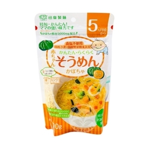 Mì ăn dặm không muối Tanabiki vị bí ngô 100g