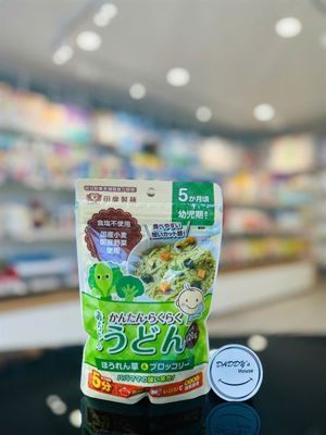 Mì ăn dặm không muối Tanabiki vị bó xôi 100g
