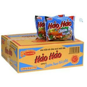 Mì ăn liền hương vị sườn heo tỏi phi Hảo Hảo thùng 30 gói x 73g