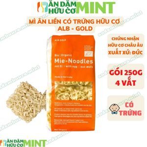 Mì ăn liền hữu cơ không trứng Alb-Gold - 250g