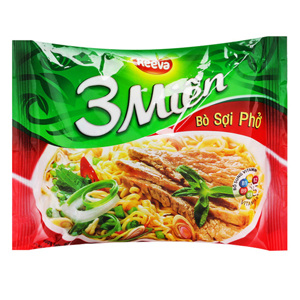 Mì bò sợi phở 3 Miền Reeva gói 65g