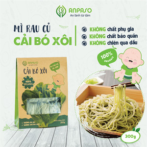 Mì cải bó xôi Anpaso Organic gói 300g