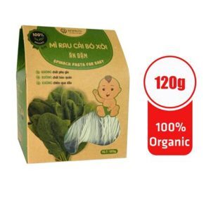 Mì cải bó xôi Anpaso Organic gói 120g