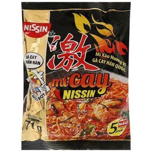 Mì cay Nissin vị gà cay Hàn Quốc gói 71g