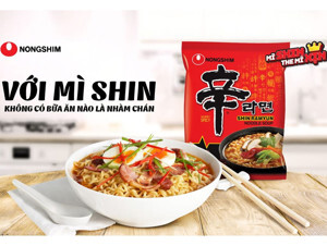 Mì cay Nongshim Shin Ramyun gói 120g