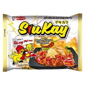 Mì cay SiuKay vị gà phô mai gói 129g