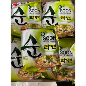 Mì chay rau củ Soon Nongshim (5 gói x 112g)