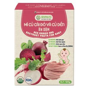 Mì củ cải đỏ và củ dền Anpaso Organic gói 120g