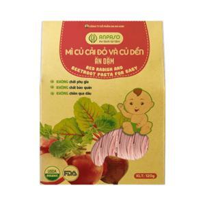 Mì củ cải đỏ và củ dền Anpaso Organic gói 120g