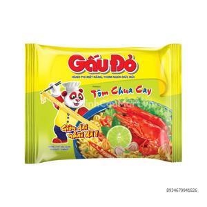 Mì Gấu Đỏ tôm chua cay gói 65g