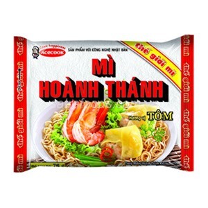 Mì hoành thánh hương vị tôm Vina Acecook gói 76g