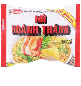 Mì hoành thánh hương vị tôm Vina Acecook gói 76g