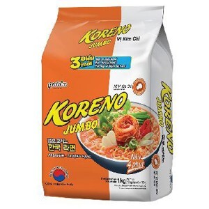 Mì Jumbo Koreno vị kim chi Paldo gói 1kg