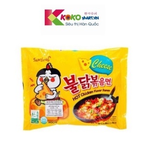 Mì Khô Gà Cay Vị Phô Mai Samyang - Gói 140 G