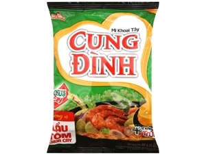 Mì khoai tây hương vị lẩu tôm chua cay Cung Đình gói 80g