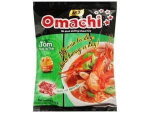 Mì khoai tây Omachi tôm chua cay 5 sao gói 78g