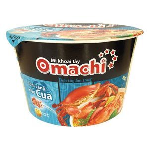 Mì khoai tây Omachi vị tôm càng riêu cua hộp 98g