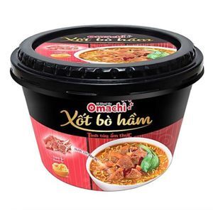 Mì khoai tây Omachi xốt bò hầm tô 93g