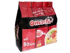 Mì khoai tây sốt bò hầm Omachi gói 80g