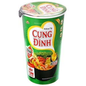 Mì khoai tây vị lẩu tôm chua cay Cung Đình ly 65g